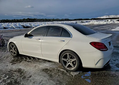 2018 Mercedes-Benz C 300 4Matic from USA, damaged, VIN 55SWF4KB7JU270469